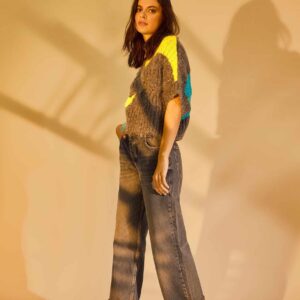 Ghete Dama Glezna Attalea Negre Toc Cub - imagine 5