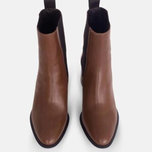 Ghete Dama Chelsea Canna Mangara MaroToc 6.5 cm - imagine 3