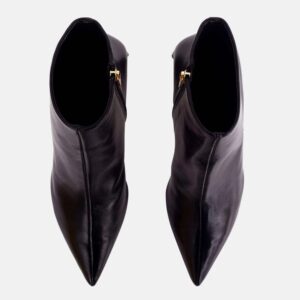 Ghete Dama Glezna Mabea Negre Toc Cub 6.3 cm - imagine 3