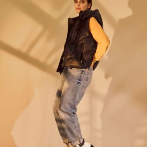 Ghete Combat Dama Albe Toc Cub 9 cm - imagine 4